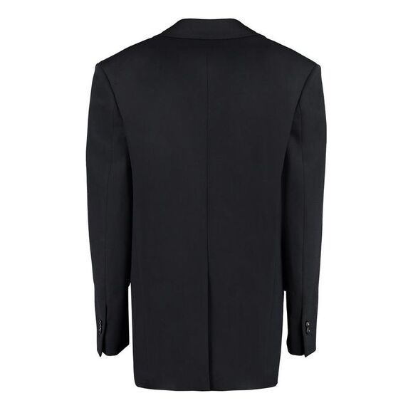 BOTTEGA VENETA Jackets & Blazers - BOTTEGA VENETA Single-Breasted Wool Blend Blazer Women BLACK Coats & Jackets